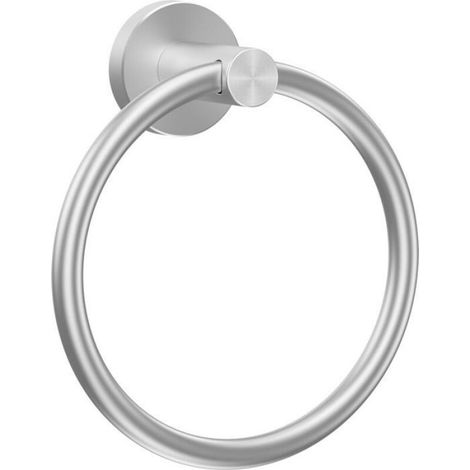 Porte-Serviettes Mural - Acier Inoxydable - Pour Salle De Bain - Argenté - 1 Pièce (1/5)