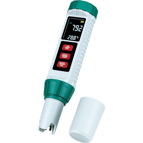 Wigearss 5 en 1 Testeur d'eau pour pH, EC, TDS, SALE, TEMP (1/5)