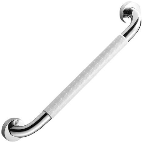 Barre d'appui antidérapante pour salle de bain, main courante de douche de sécurité en acier inoxydable de 40 cm pour personnes âgées, poignée de rail mural pour baignoire, toilettes, baignoir (1/4)