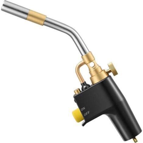 MAPP Propane Torch, Welding Torch, Propane Torch Barbecue for Plumbing, Sturdy with Piezo Ignition for Welding and Paint Stripping, Bottles Not Included (1/5)