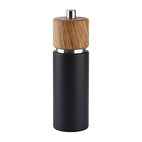 Zassenhaus M023701 Hannover Macinasale in Ceramica Regolabile su 6 Livelli Legno di Faggio e Ulivo colore Nero Oliva (1/3)