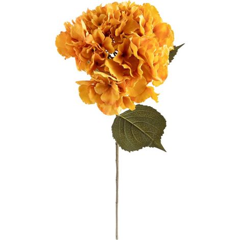 Hortensia artificial tallo James Naranja H83cm - Atmosphera créateur d'intérieur