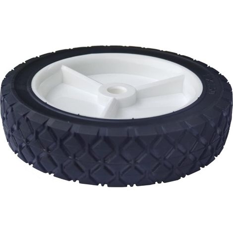 2 x Roue de Tondeuse Pneus en caoutchouc Diamètre 170mm Moyeu Largeur 36mm Alésage de 12,8 mm(roulement de roue non inclus) Pour Tondeuse à gazon de Jardin