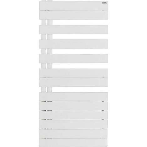 Acova – Sèche-serviette eau chaude 809W asymétrique à gauche – Acier, faible saillie 113mm – Collecteurs ronds 38mm – FL168055