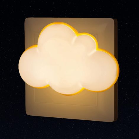 Veilleuse Enfant Prise Électrique Lampe de Nuit Nuage avec Capteur Crépusculaire, Petite LED Lampe Prise Murale Décorer Chambre de Bébé Fille (1/5)