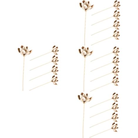 20 Pièces Diffuseur de Fleurs Décoratif Bâtons pour Maison Diffusion sans Flamme Parfum Élégant et Réutilisable Fleurs Artificielles Réalistes (1/5)