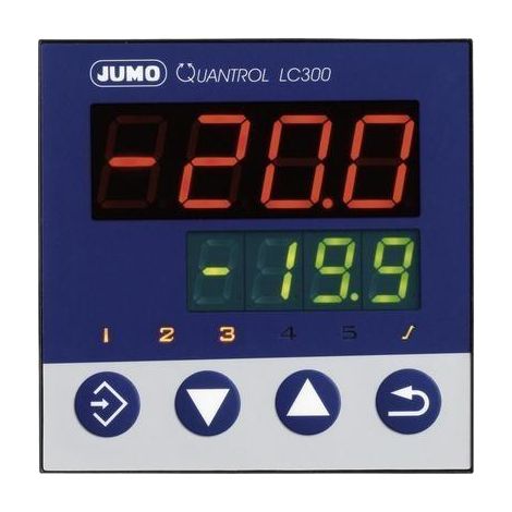 Termostato Jumo Quantrol LC300 nero 96x96 mm