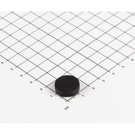 Magna-C Neodym-Scheibenmagnet gummiert Ø16,8x4,4mm