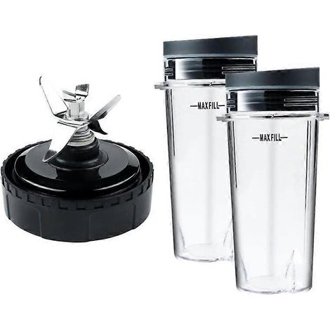 16 oz tasse Two couvercles 6 Fins lame Ninja mixeur pièces de remplacement accessoires Ninja BL660 BL770 BL740 mixeur (1/5)