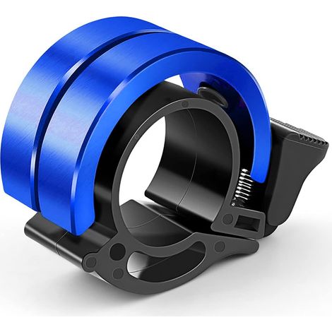 Campanello per mountain bike in alluminio, diametro 22,2-22,5 mm, suono forte 90 dB, compatibile con mountain bike, bici da strada e city bike. (1/5)