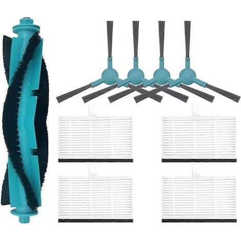 Pour aspirateur Cecotec Conga 2299 Ultra/2499 Ultra : pièce principale, brosse latérale, filtre HEPA, chiffon de nettoyage, sac à poussière, accessoire A (1/5)