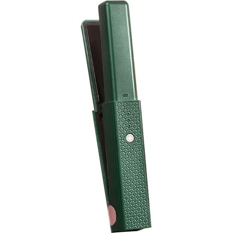 Mini lisseur de voyage sans fil - Chauffage rapide, prévient les dommages, pour des cheveux lisses et brillants (végétal) (1/5)