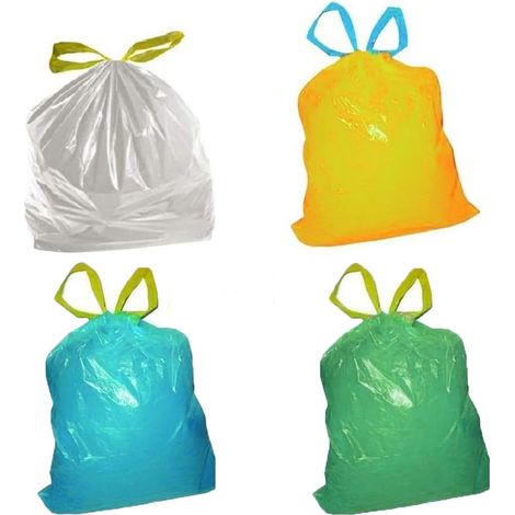 150 Sacchi 55x65 per la raccolta spazzatura immondizia da pattumiera buste sacchetti antigoccia con manici bidone (1/5)