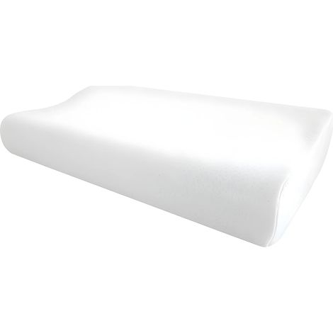 Guanciale ergonomico memory foam 50 x 30 cm di YSMÉE Bianco - SLEEPY (1/5)