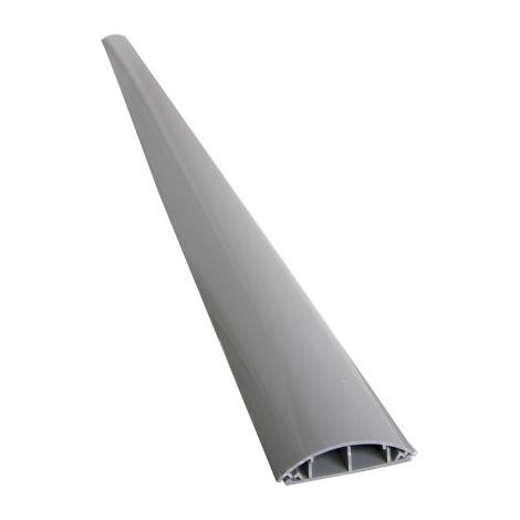 Protège câble RS PRO, Ø interne: 17 x 10mm, long. 2m, PVC Gris ( Prix pour 1 )