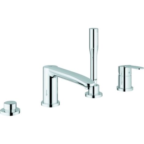 GROHE Batería de bañera de 4 agujeros Eurostyle C 230483 cromo, 23048003