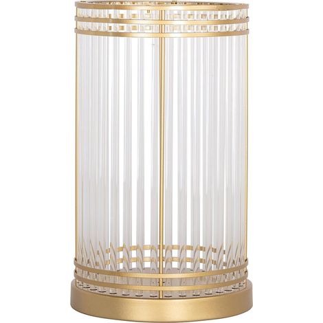 Hurricane doré raffiné pour une ambiance lumineuse élégante - doré transparent élégant (1/4)