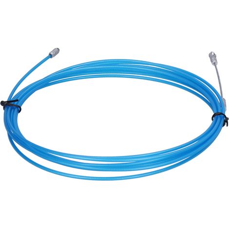 Câble en acier gainé PVC bleu pour ascenseur grue levage, diamètre 10mm longueur 10m