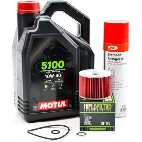 Kit Entretien Vidange Standard pour TRIUMPH Daytona 1200 de 1993 à 1997 - MOTUL 5100 10W40 4L