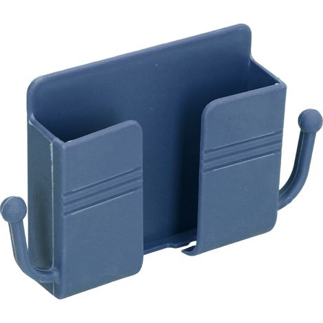 Boîte de Rangement Murale Multifonction avec Support de Téléphone pour Cuisine, Salle de Bain, Bureau - Bleu (1/5)