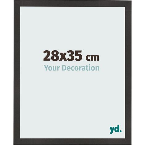 yd. - Cadre photo 28x35 - Noir Mat - MDF - Bologna