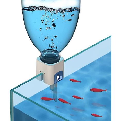 Automatisches Wasserbefüllsystem für Aquarien, Wasserstandsregler für Mini-Schildkröten-Terrarien, intelligenter automatischer Befüller – Blau