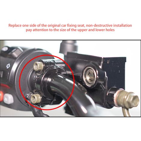 [Yuexinghui] Interrupteur double autobloquant à code pour guidon de moto (L2 Double autobloquant)