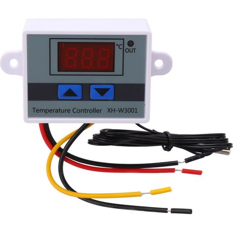 Régulateur de température-50 ℃ à 110 ℃, interrupteur de commande, Thermostat à affichage numérique 100-220V 1500W (1/5)