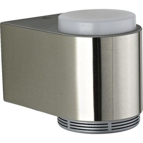 Applique enceinte murale LED 3W avec HP intégré bluetooth 85db inox 124x97mm 3000K 300lm 230V IP44 SOLO ARLUX (1/3)