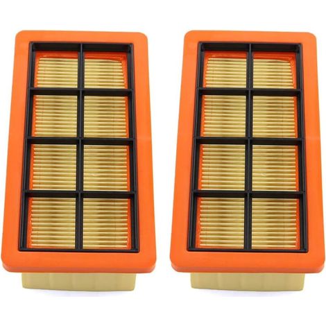 Accessoires de filtre plissé plat pour aspirateurs Kärcher AD 3200, AD 3 Premium et AD 4 Premium