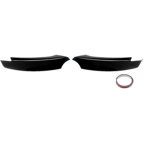 Divisorio per paraurti anteriore, materiale resistente, facile installazione, nero lucido (1/2)
