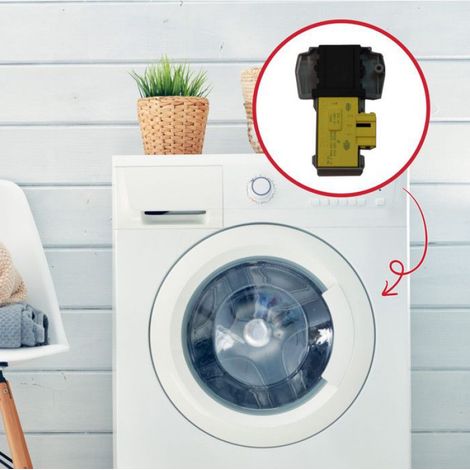 Securite Porte 95 X 52 X 28 Mm Compatible Universel Pour Lave Linge - Standard - 1 Piece (1/5)