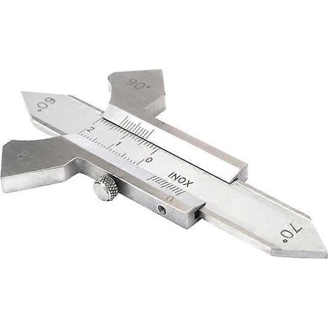 Pinces de maintien pour soudage, jauge de soudage réglable pour rainures, acier inoxydable 0-20 mm, 1 pièce (1/5)