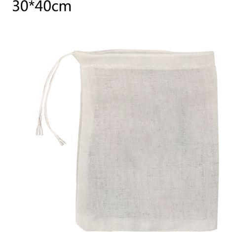Örtpåse Dragsko Kryddpåse 30x40cm Bomull Finnät MultiPurpose Infusionspåse for Soppa Te Kök Hem (1/5)