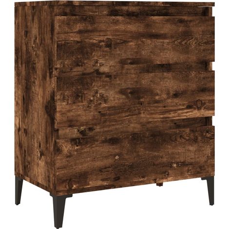 Credenza cassettiera cassettiera mobile contenitore organizer cucina soggiorno soggiorno 60 x 35 x 70 cm derivati del legno marrone 020030994