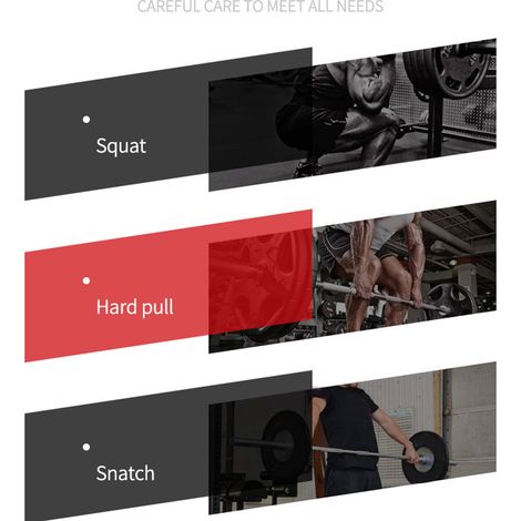 Ceinture de fitness ajustable en PVC, multifonctionnelle, adaptée à l'entraînement croisé, à l'haltérophilie et au soulevé de terre. (1/5)