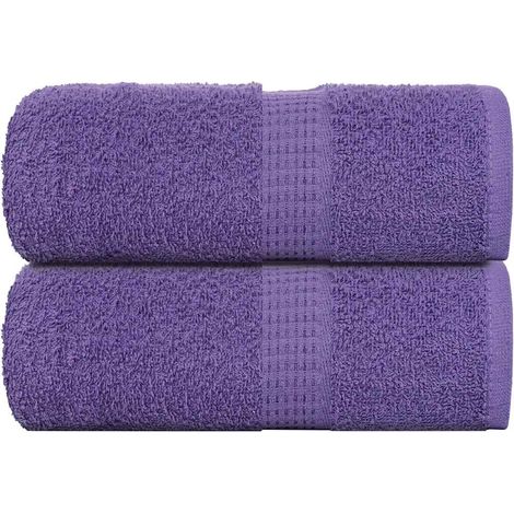 Gants de toilette FROGN, lot de 2, violet, 30 x 30 cm, 360 g/m²