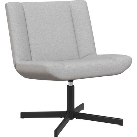Maison Exclusive - Sedia girevole Grigio Nuvola 63 x 75 x 76 cm Tessuto