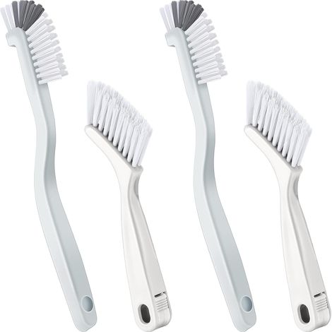 Viele 4 Petite Brogues von Nettoyage pour Nettoyer les bouteilles, éviers, la Cuisine, bords, les joints de salle de bain, les portes coulissantes les fenêtres (blanc) (1/3)