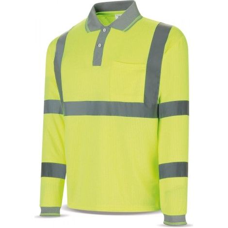 POLO ALTA VISIBILIDAD MANGA LARGA AMARILLO FLUO T-XXL (1288PAVMLYF/XXL) - MARCA