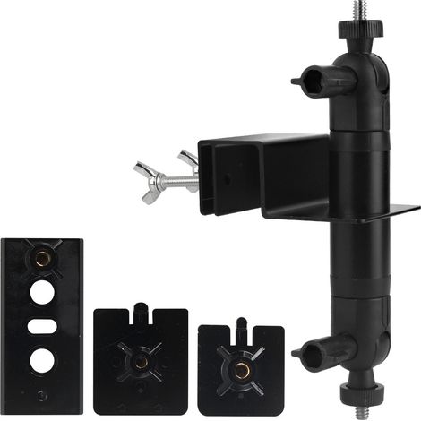 Support universel pour gouttière destiné aux caméras de sécurité, support de fixation réglable pour l'extérieur, compatible avec Ring/Nest/Arlo, en aluminium robuste, installation facile, aucun perçag (1/5)