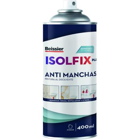 aguaplast isolfixplus pintura cubremancha blanco spray 400ml 365