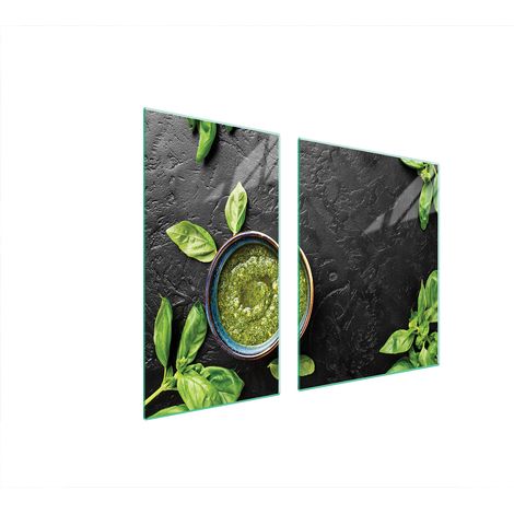 PIASTRA PROTETTIVA IN VETRO PER STUFA 90x52 BASIL (1/5)