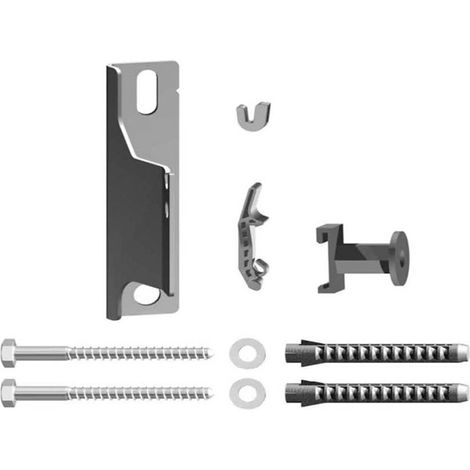 Kermi Set mensole a parete corte, WA 30mm, bianco, come 3a mensola, ZB02650001