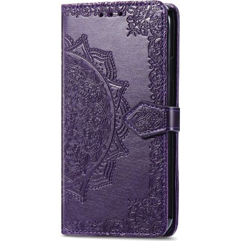 Funda tipo libro para Motorola Moto G52 / G82 5G, Mandala, Morado (1/4)