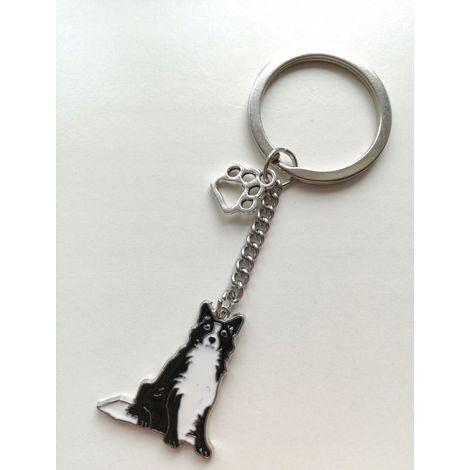 PORTE-CLÉS CHIEN PORTE-CLÉS Border Collie (1/4)
