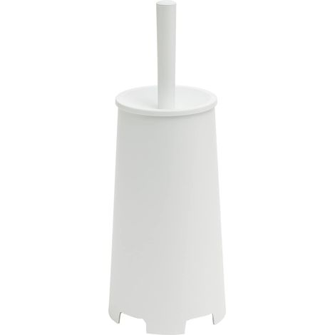 GEDY G-Oscar Scopino wc da appoggio colore Bianco opaco, 35X13X13 CM peso 0,396 KG, scopino bagno con setole realizzato con Resine termoplastiche, Anni di garanzia 2, design R&S Gedy (1/4)