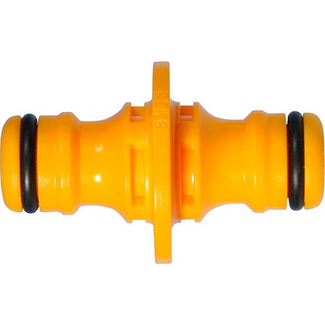 HOZELOCK Double Male Plastic Hose Coupler for All Diameters - Blister Pack
