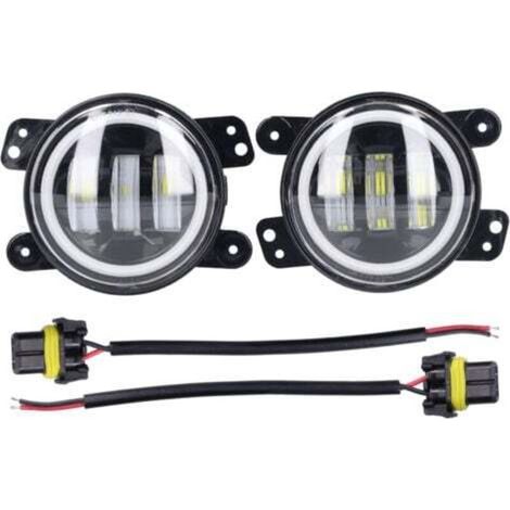 Geeignet für Aiperq Angel Eye Lights 30W 3000LM LED-Frontnebelscheinwerfer 10-30V Universaltyp, geeignet für Pkw, Lkw, Transporter und Anhänger.