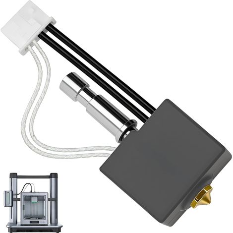 Kobra S1/S1 Combo Hotend Imprimante 3D Hotend 0,4 mm Buse en laiton Quick Swap Extrudeuse Hotend Thermister Heatbreak Compatible avec ANYCUBIC Kobra S1/S1 Combo Imprimante 3D